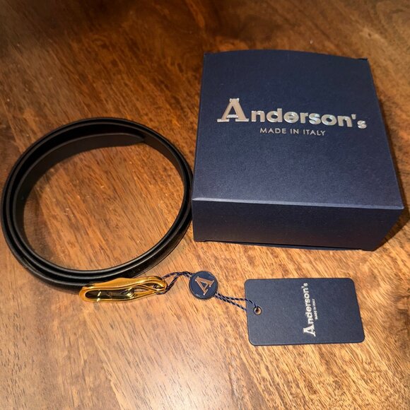 NWT Anderson\'s Skinny Oval Belt